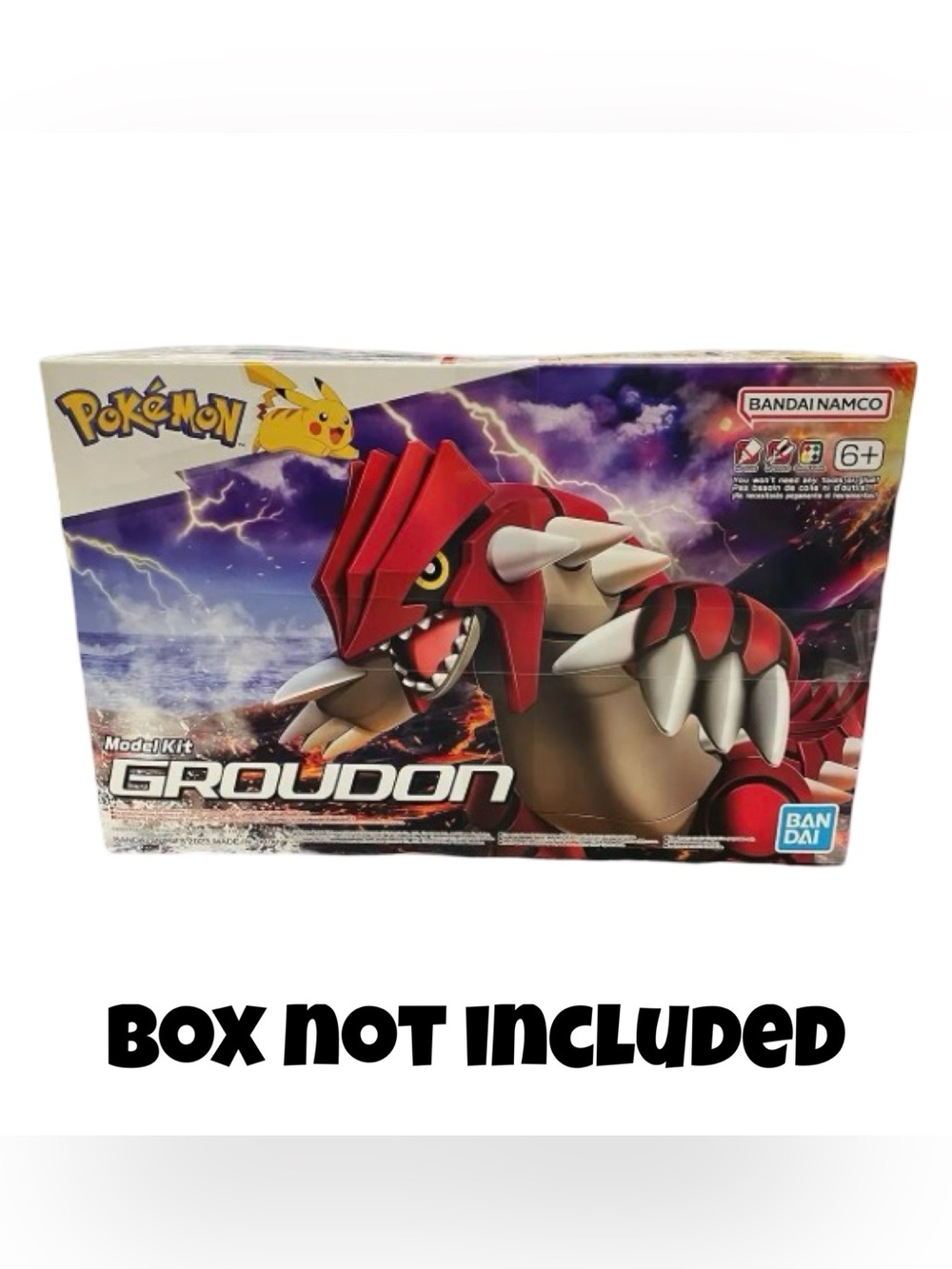Groudon Pokémon Model Kit - Red Game Freak Bandai